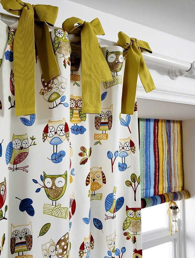 Kokardki w pokoju dziecięcym