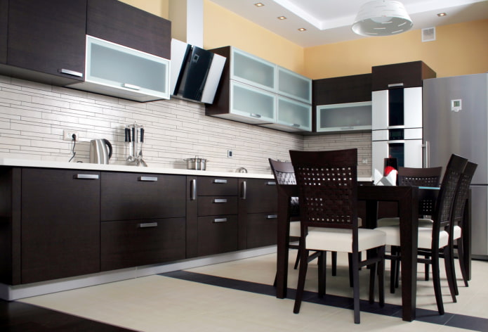 front kuchenny w kolorze wenge