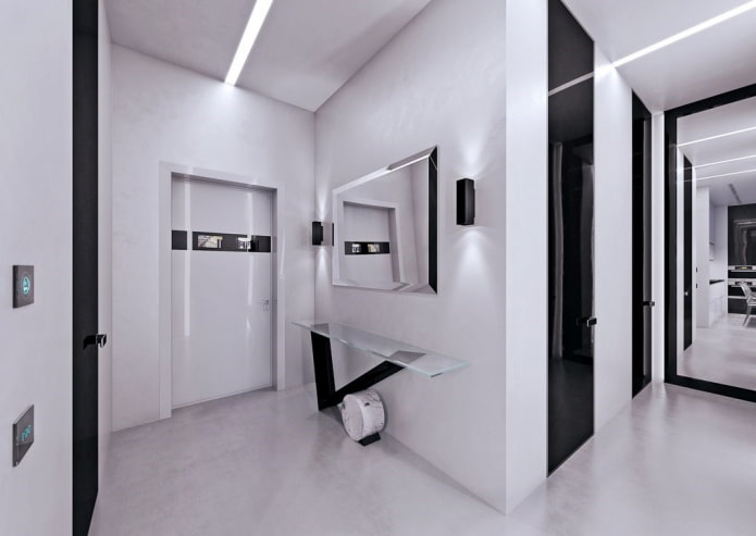 model drzwi wejściowych w stylu high-tech